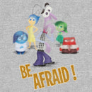 Men's Inside Out Blurry Be Afraid T-Shirt