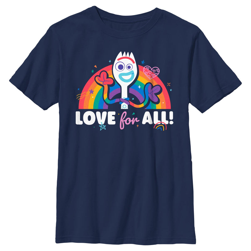 Boy's Toy Story Forky Love For All T-Shirt