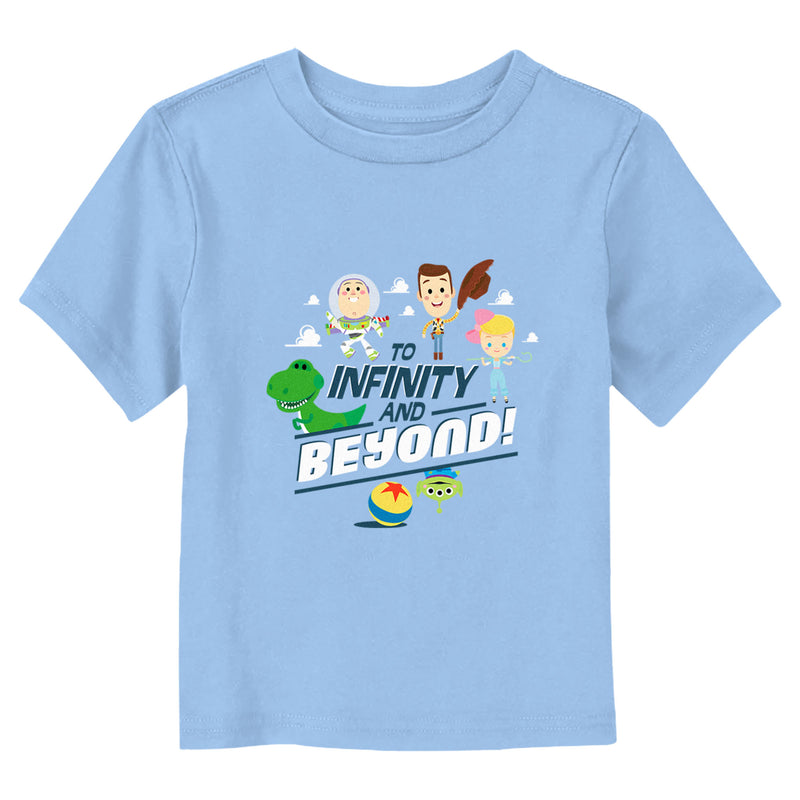 Toddler's Toy Story To Infinity and Beyond Cartoon Characters T-Shirt