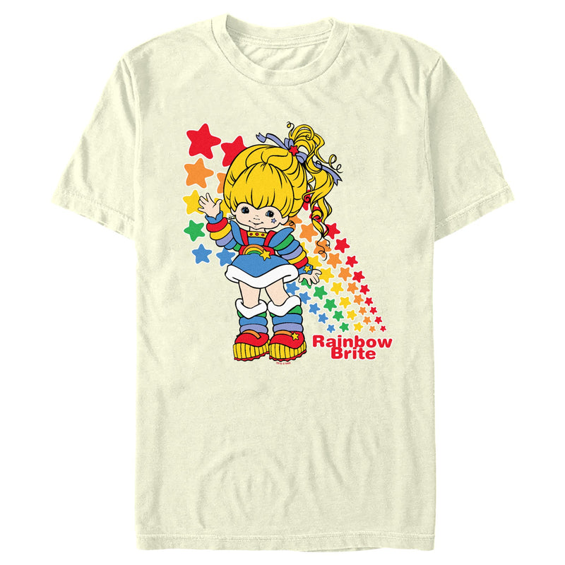 Men's Rainbow Brite Hello Portrait T-Shirt