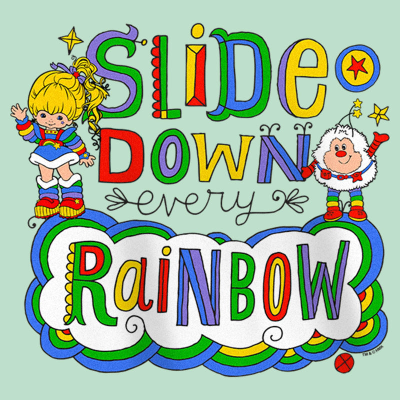 Girl's Rainbow Brite Slide Down Every Rainbow T-Shirt