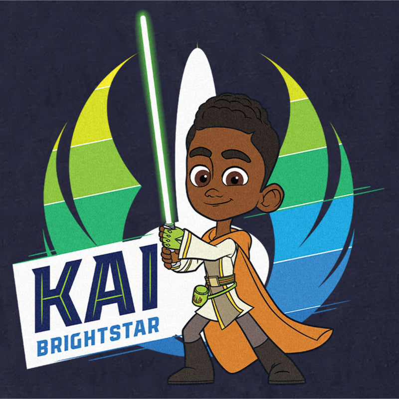 Men's Star Wars: Young Jedi Adventures Kai Brightstar Portrait T-Shirt