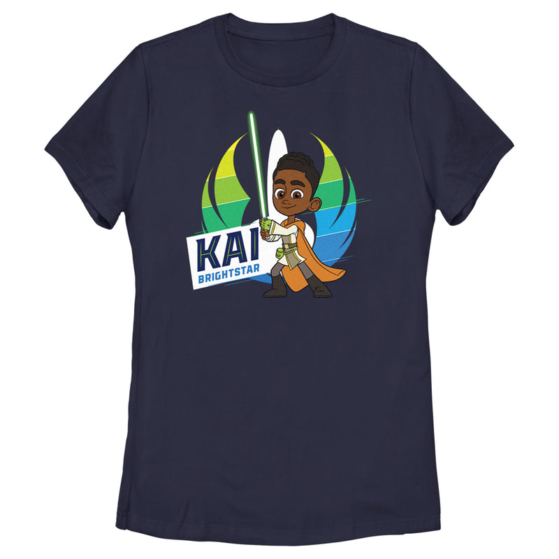 Women's Star Wars: Young Jedi Adventures Kai Brightstar Portrait T-Shirt