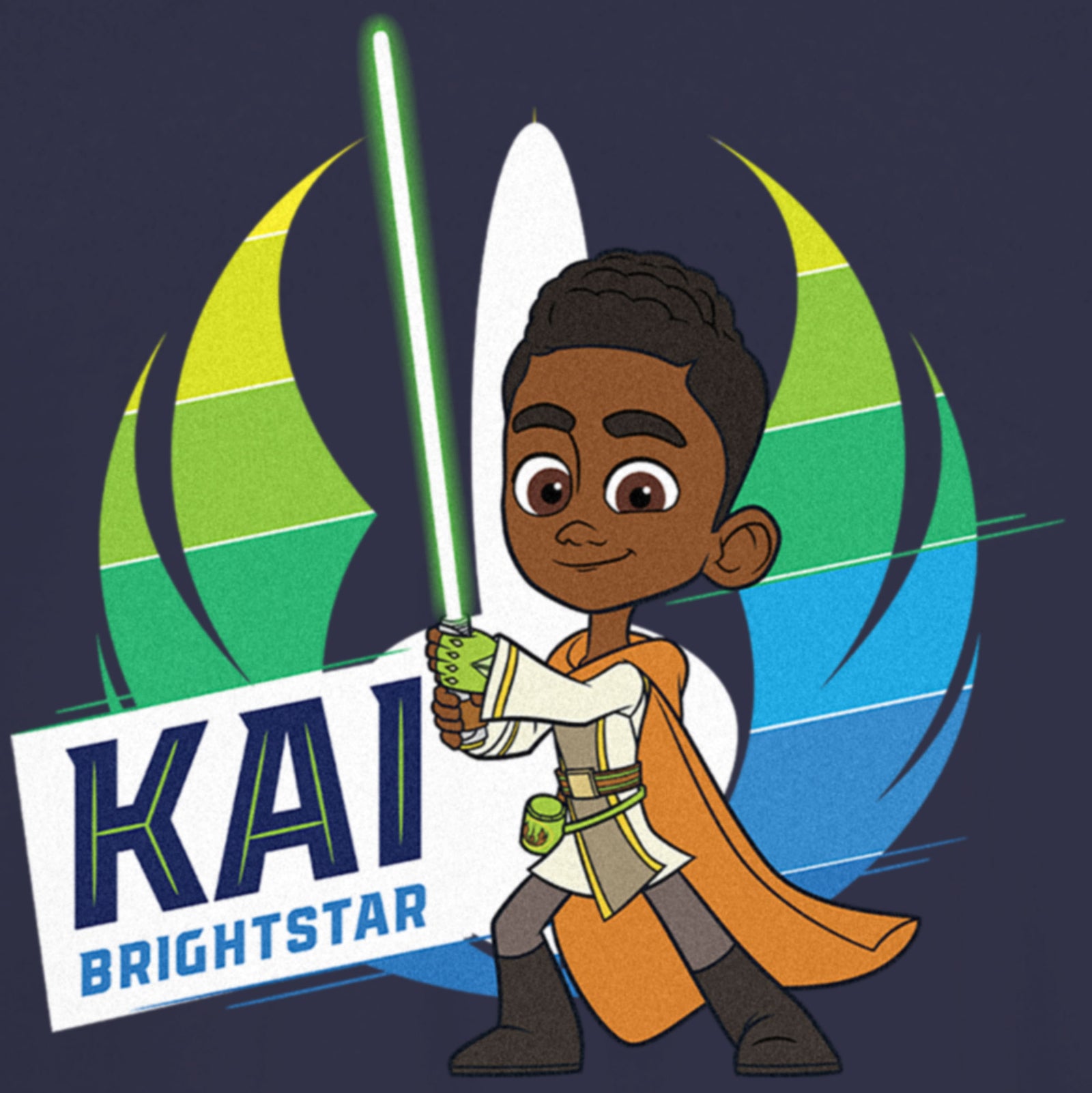 Junior's Star Wars: Young Jedi Adventures Kai Brightstar Portrait T-Sh ...