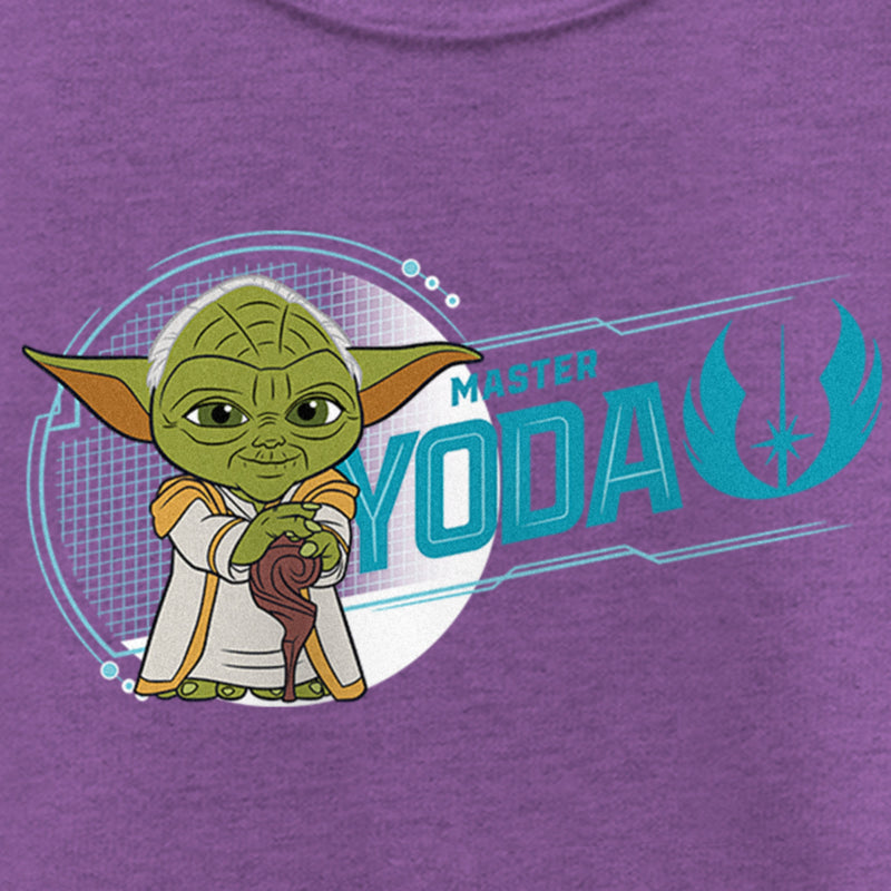 Girl's Star Wars: Young Jedi Adventures Master Yoda Portrait T-Shirt