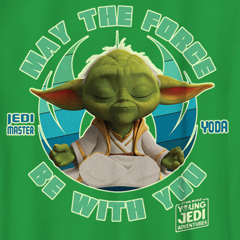 Boy's Star Wars: Young Jedi Adventures Jedi Master Yoda May the Force be With You T-Shirt