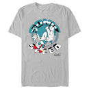 Men's Sonic the Hedgehog Speed Circle Badge T-Shirt