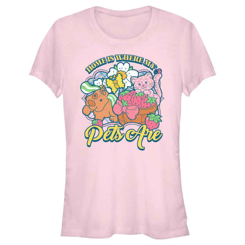 Junior's Strawberry Shortcake Sweetest Pets T-Shirt