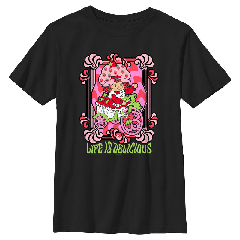 Boy's Strawberry Shortcake Berry Cart T-Shirt
