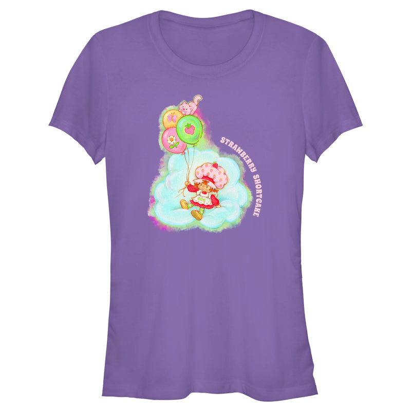 Junior's Strawberry Shortcake Balloon Cloud T-Shirt