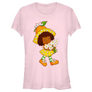 Junior's Strawberry Shortcake Blooming Orange Flower T-Shirt