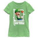 Girl's The Super Mario Bros. Movie Luigi Plumbing's Our Game T-Shirt