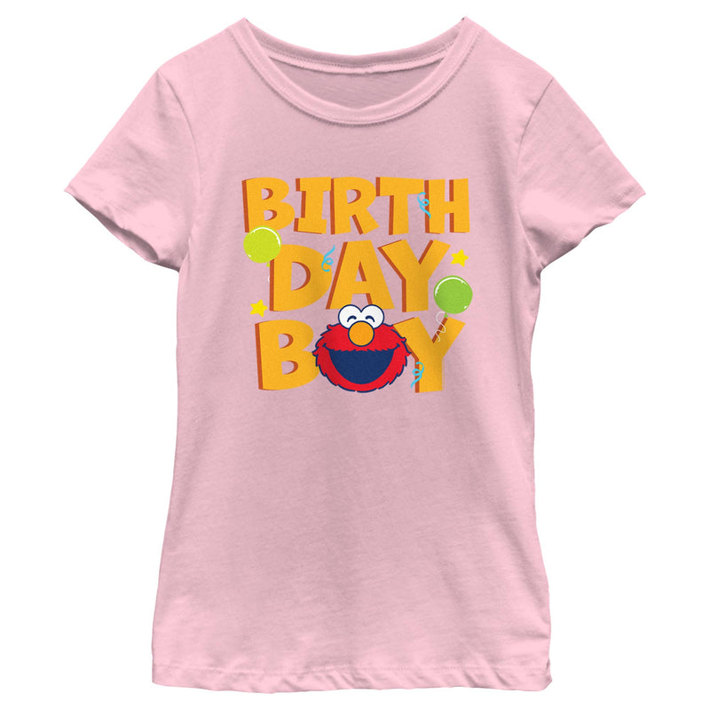 Girl's Sesame Street Birthday Boy Elmo T-Shirt