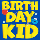 Boy's Sesame Street Cookie Monster Birthday Kid T-Shirt