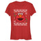 Junior's Sesame Street Elmo Face Ugly Christmas Sweater Print T-Shirt