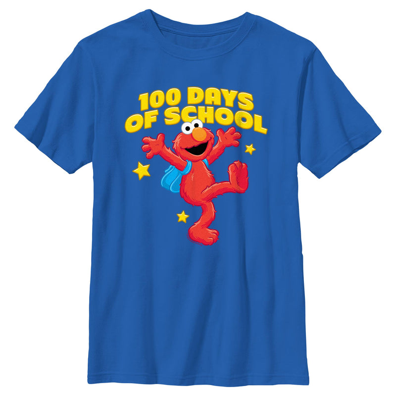 Boy's Sesame Street Elmo 100 Days of School T-Shirt