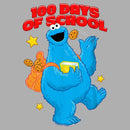 Boy's Sesame Street Cookie Monster 100 Days of School T-Shirt