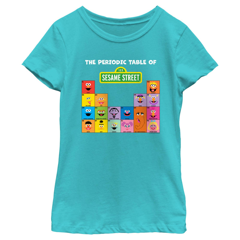 Girl's Sesame Street The Periodic Table T-Shirt