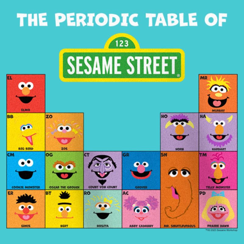 Girl's Sesame Street The Periodic Table T-Shirt