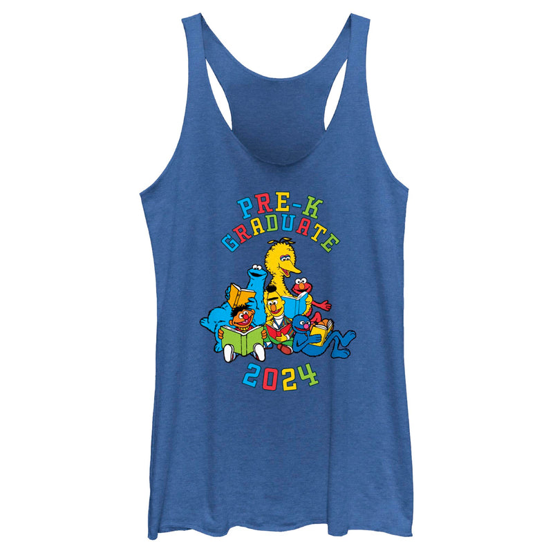 Women's Sesame Street Pre-K Graduate 2024 Racerback Tank Top