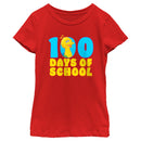 Girl's Sesame Street Big Bird 100 Days of School T-Shirt