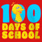 Girl's Sesame Street Big Bird 100 Days of School T-Shirt