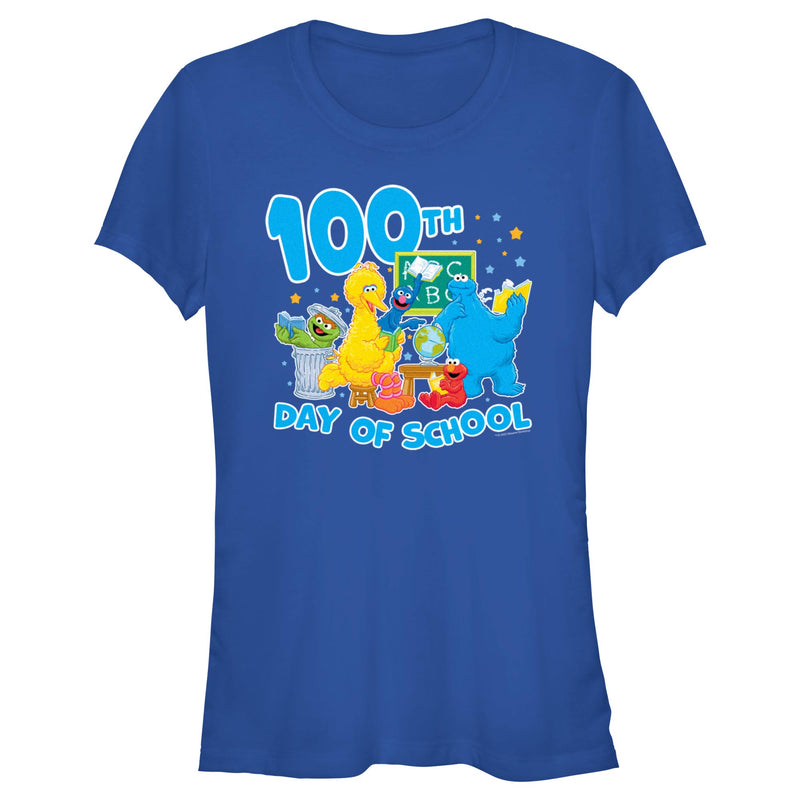 Junior's Sesame Street 100th Day of School T-Shirt