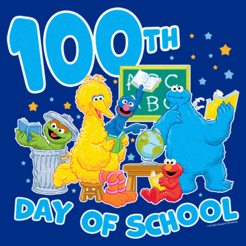 Junior's Sesame Street 100th Day of School T-Shirt