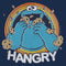 Men's Sesame Street Cookie Monster Retro Hangry T-Shirt