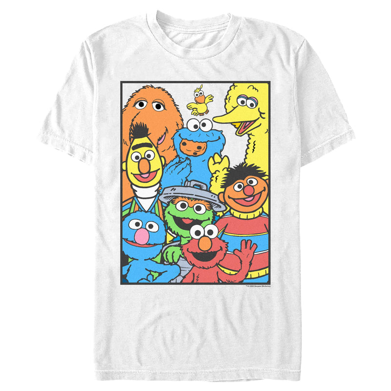 Men's Sesame Street Group Shot T-Shirt