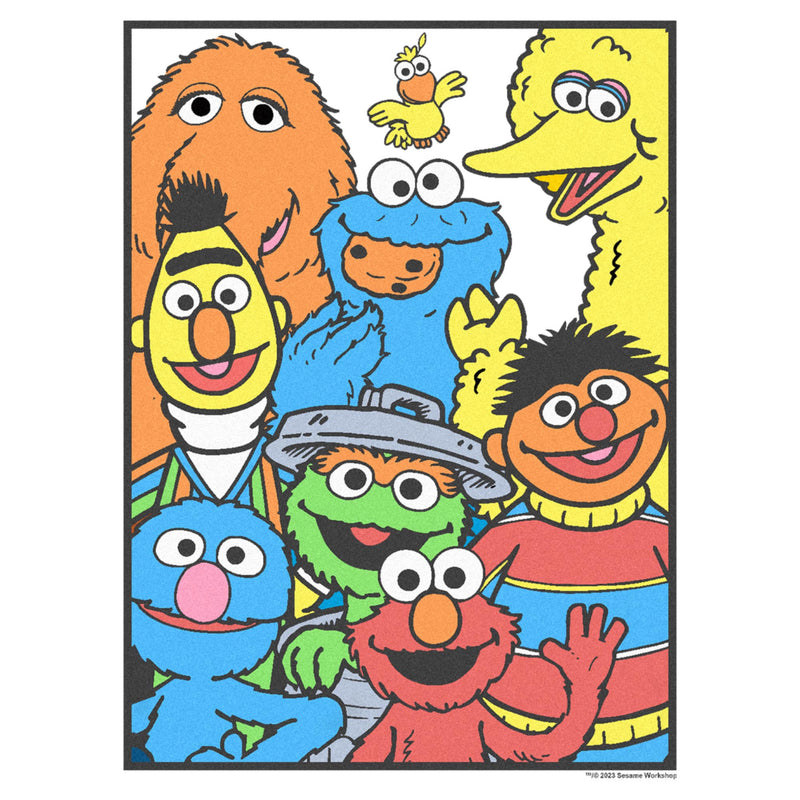 Men's Sesame Street Group Shot T-Shirt