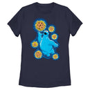 Women's Sesame Street Starry Night Cookie Monster T-Shirt