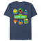 Men's Sesame Street Character Shapes T-Shirt