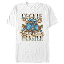 Men's Sesame Street Cookie Monster Om Nom Nom Tattoo T-Shirt