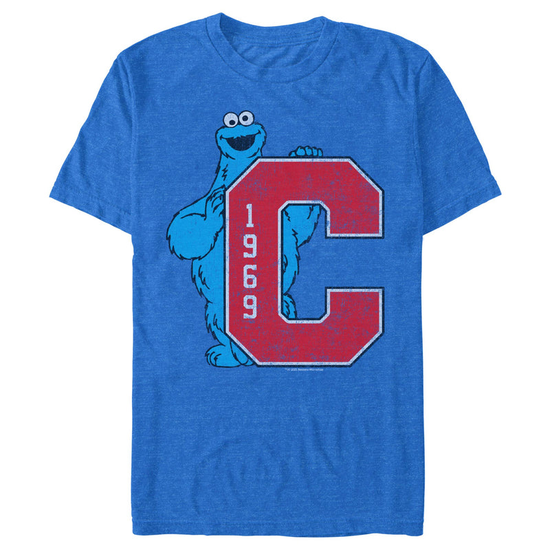 Men's Sesame Street Cookie Monster 1969 T-Shirt