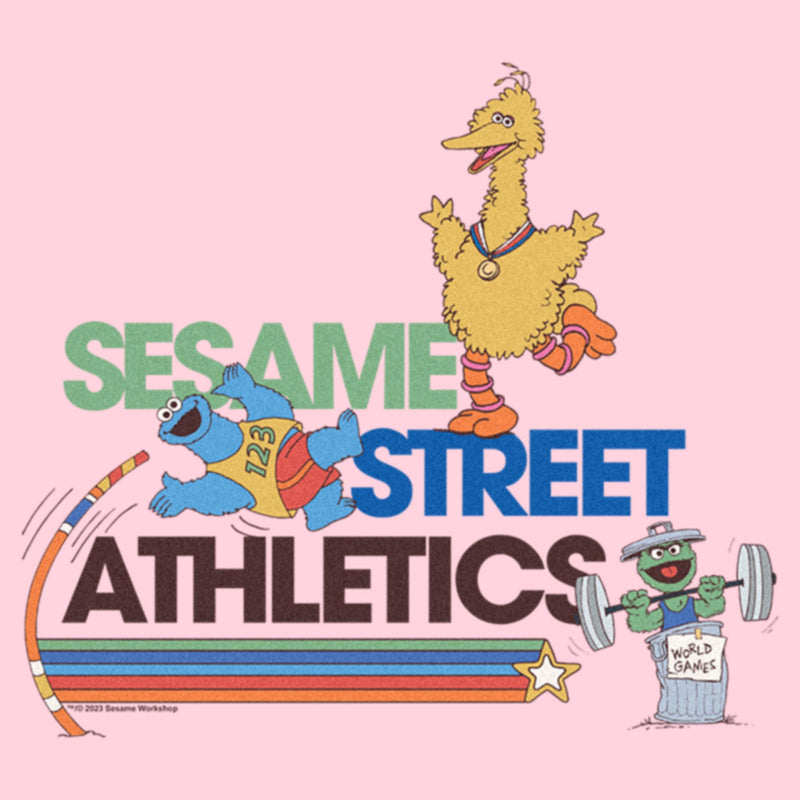 Junior's Sesame Street Retro Athletics T-Shirt