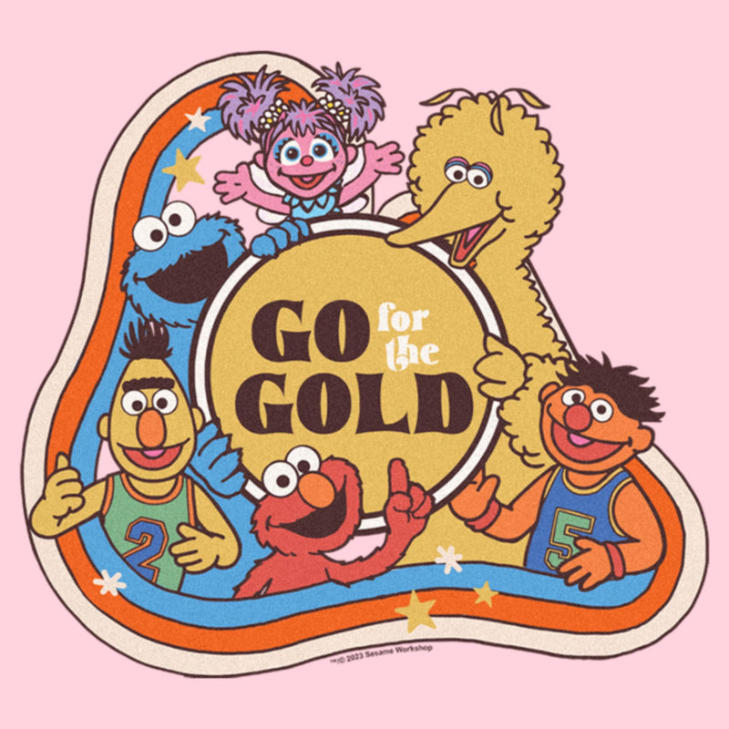 Junior's Sesame Street Go for the Gold T-Shirt