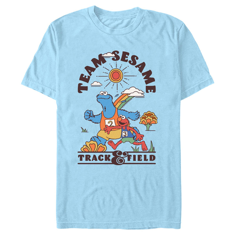 Men's Sesame Street Team Cookie Monster and Elmo T-Shirt