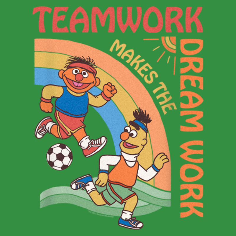 Women's Sesame Street Teamwork Makes the Dream Work Racerback Tank Top