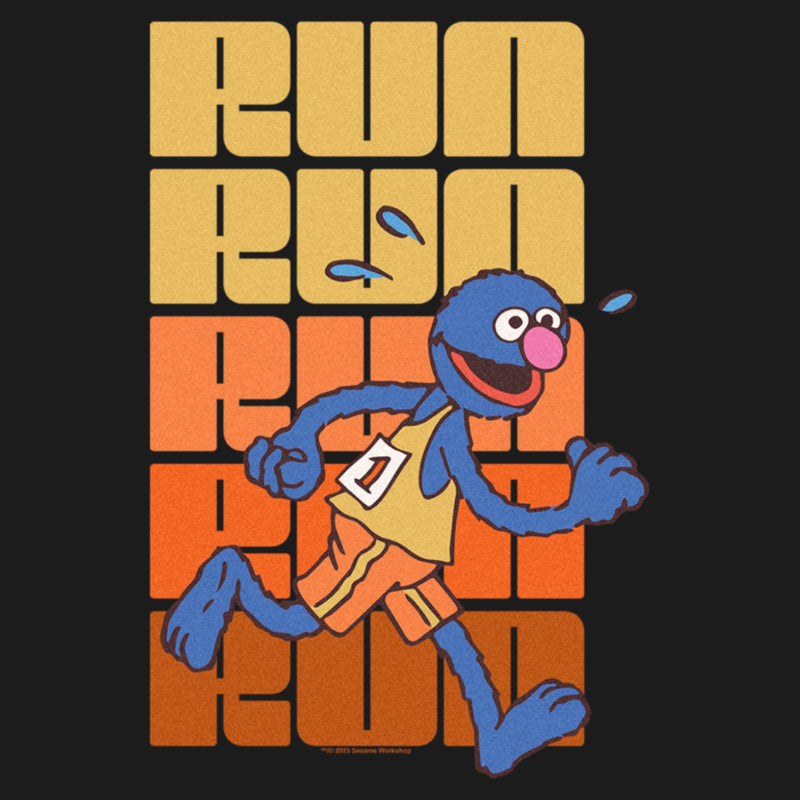 Junior's Sesame Street Grover Run Repeat Festival Muscle Tee