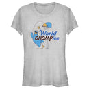 Junior's Sesame Street Cookie Monster World Chompion T-Shirt