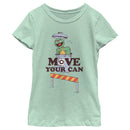 Girl's Sesame Street Oscar the Grouch Move Your Can T-Shirt