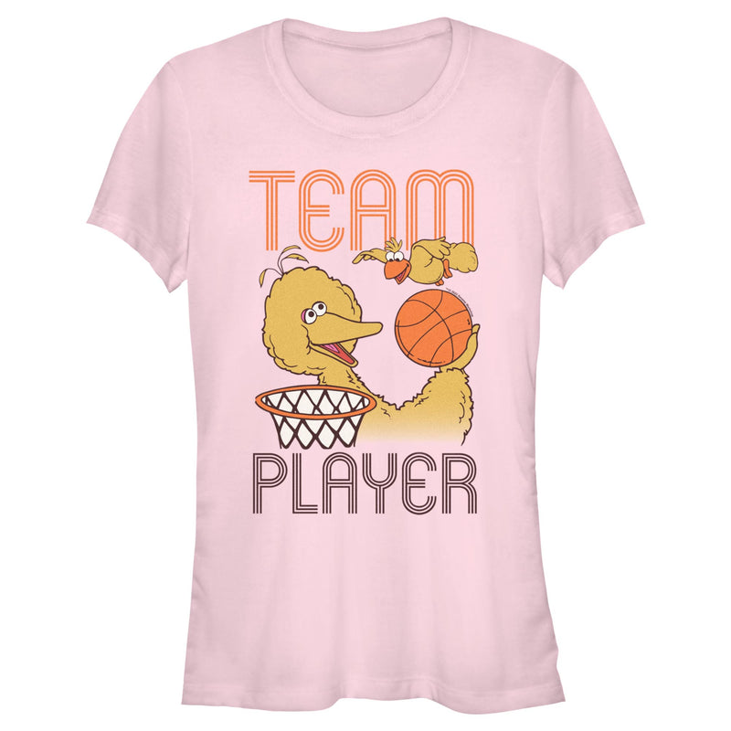 Junior's Sesame Street Big Bird Team Player T-Shirt