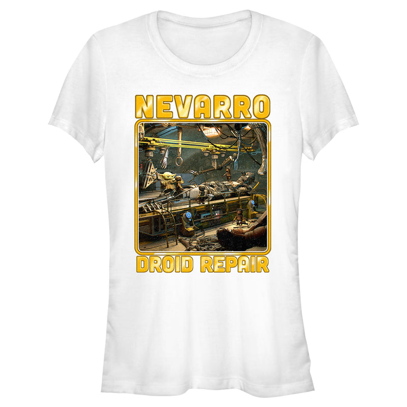 Junior's Star Wars: The Mandalorian Nevarro Droid Repair T-Shirt