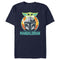 Men's Star Wars: The Mandalorian Cute Cartoon Din Djarin and Grogu T-Shirt