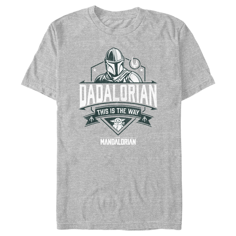 Men's Star Wars: The Mandalorian Dadalorian This Is the Way Crest T-Shirt