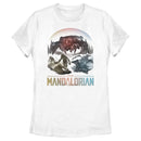 Women's Star Wars: The Mandalorian The Mines of Mandalore Characters T-Shirt