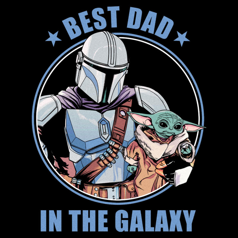 Men's Star Wars: The Mandalorian Best Dad in the Galaxy T-Shirt