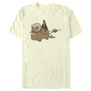 Men's Star Wars: The Mandalorian Christmas Lights Bantha T-Shirt