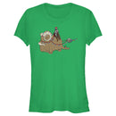 Junior's Star Wars: The Mandalorian Christmas Lights Bantha T-Shirt